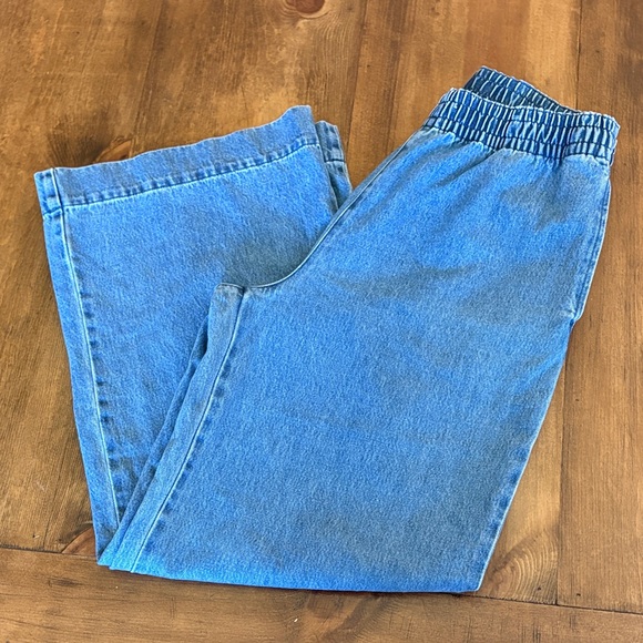 H&M Blue Flare & Wide Leg Jeans - Picture 3 of 6